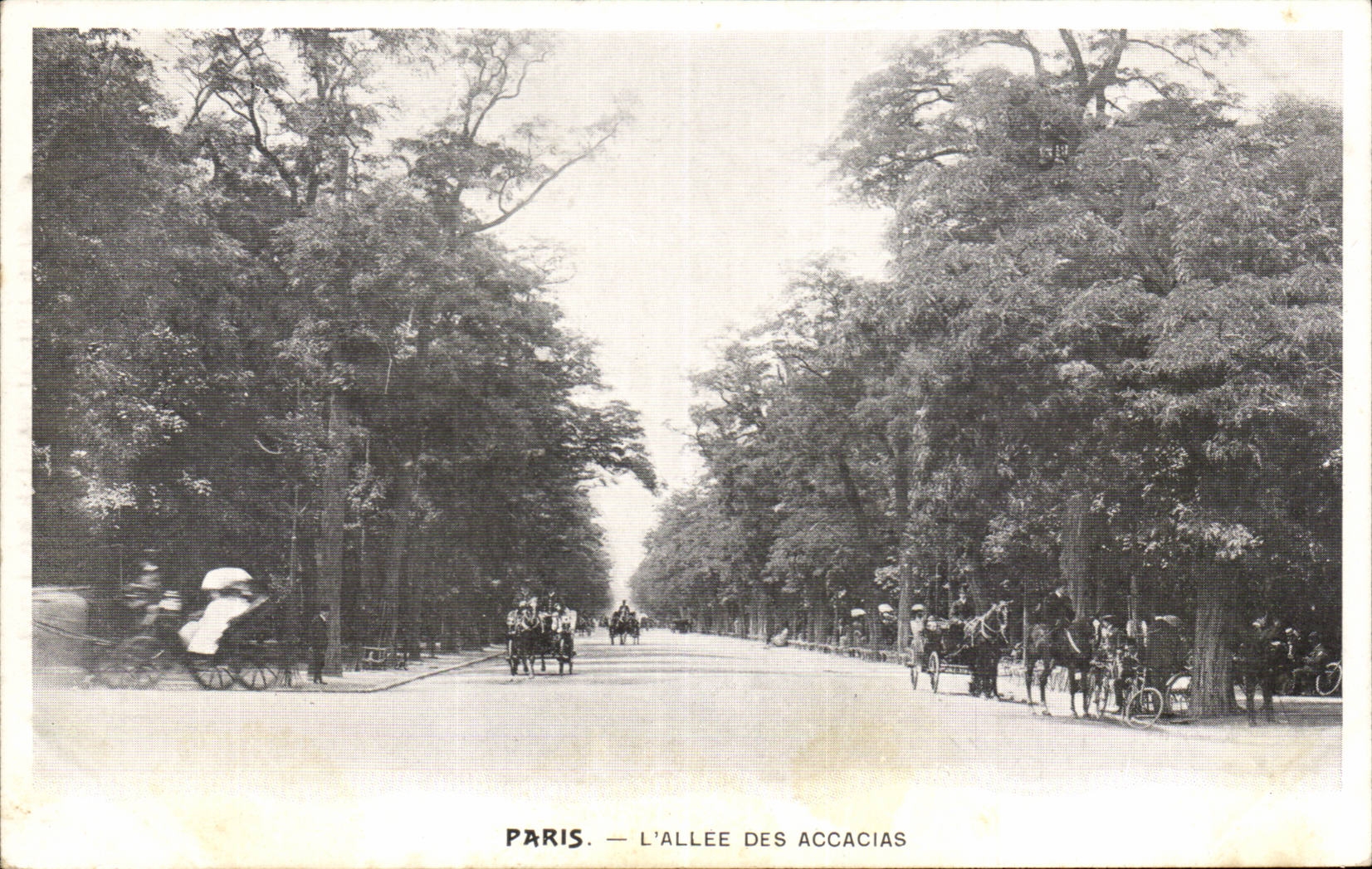 Paris CPA Allee des Acacias