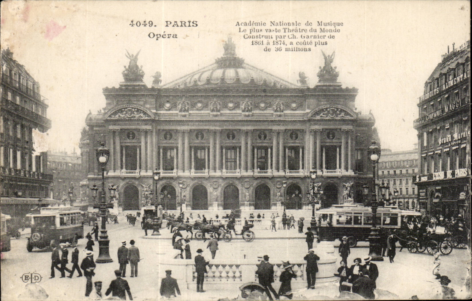 Paris CPA Opera Academie Nationale de musique