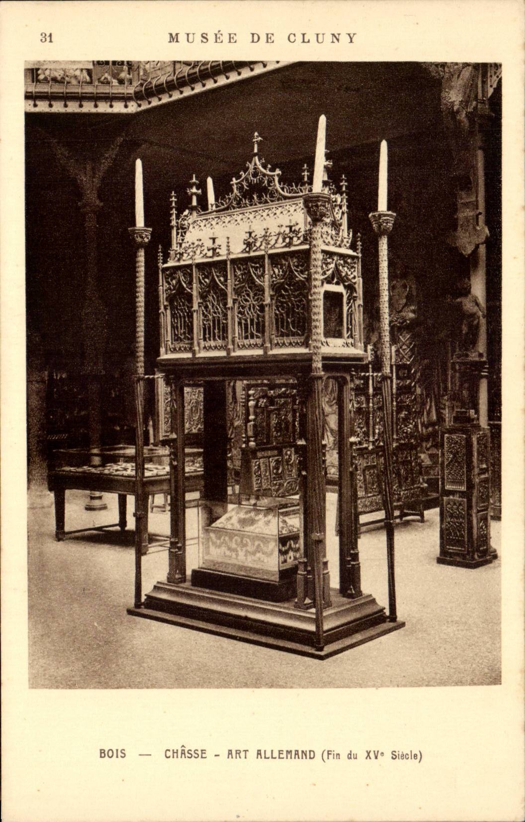 CPA Musee von Cluny verjagt flamische Kunst