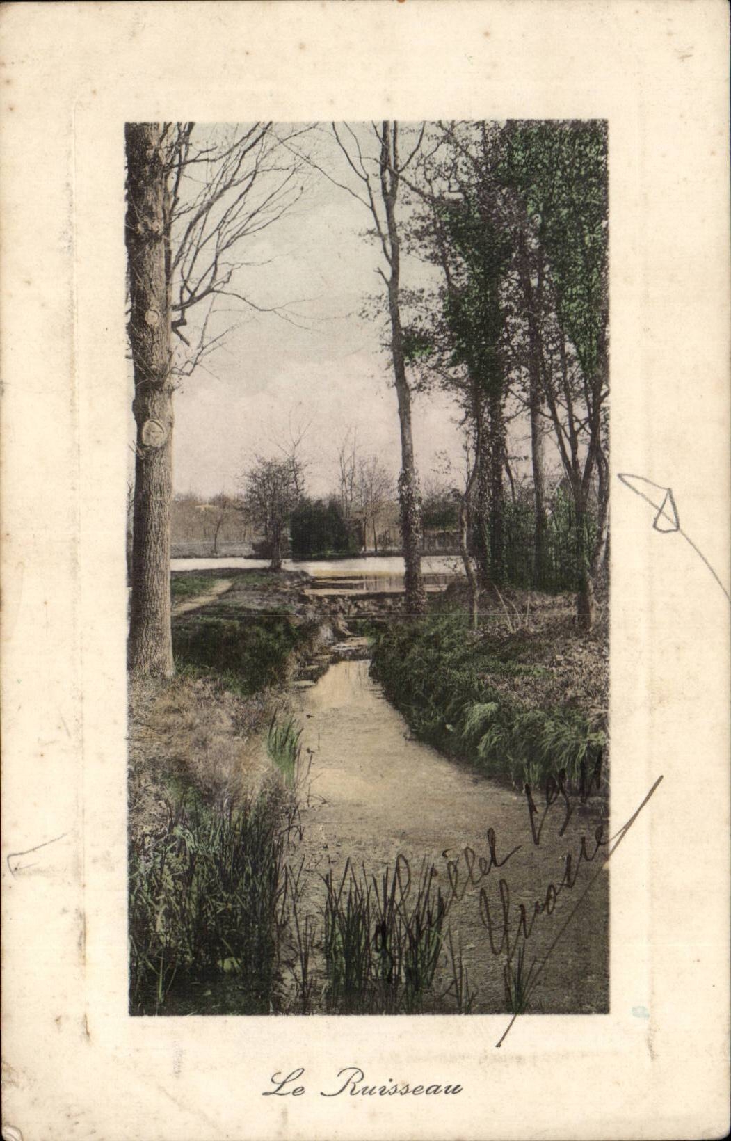 CPA Paysage Le ruisseau