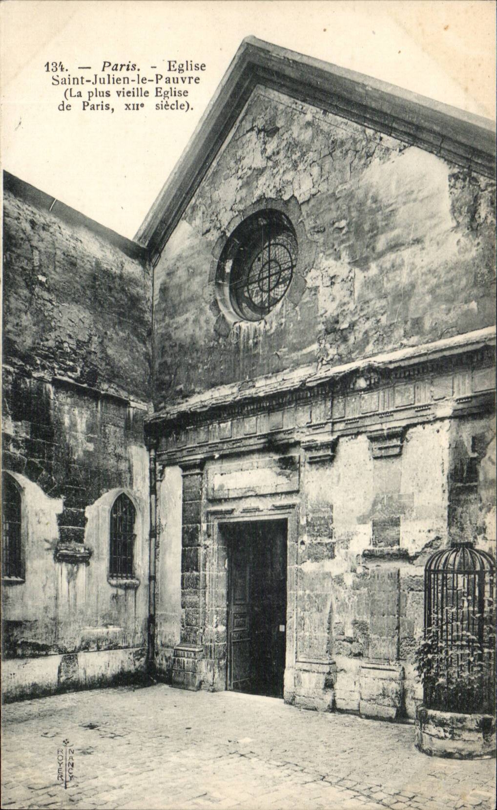 Paris CPA Church Saint Julien the Poor one
