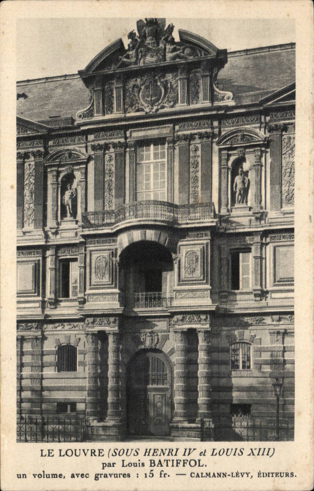 Paris CPA Le Louvre par Louis Batiffol