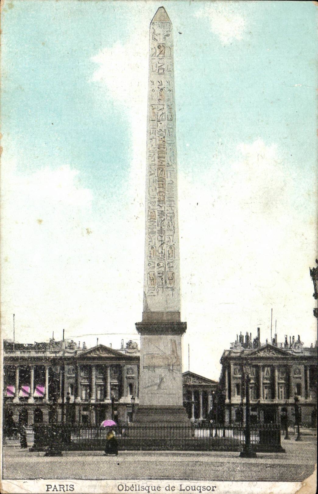 Paris CPA Obelisque de louqsor