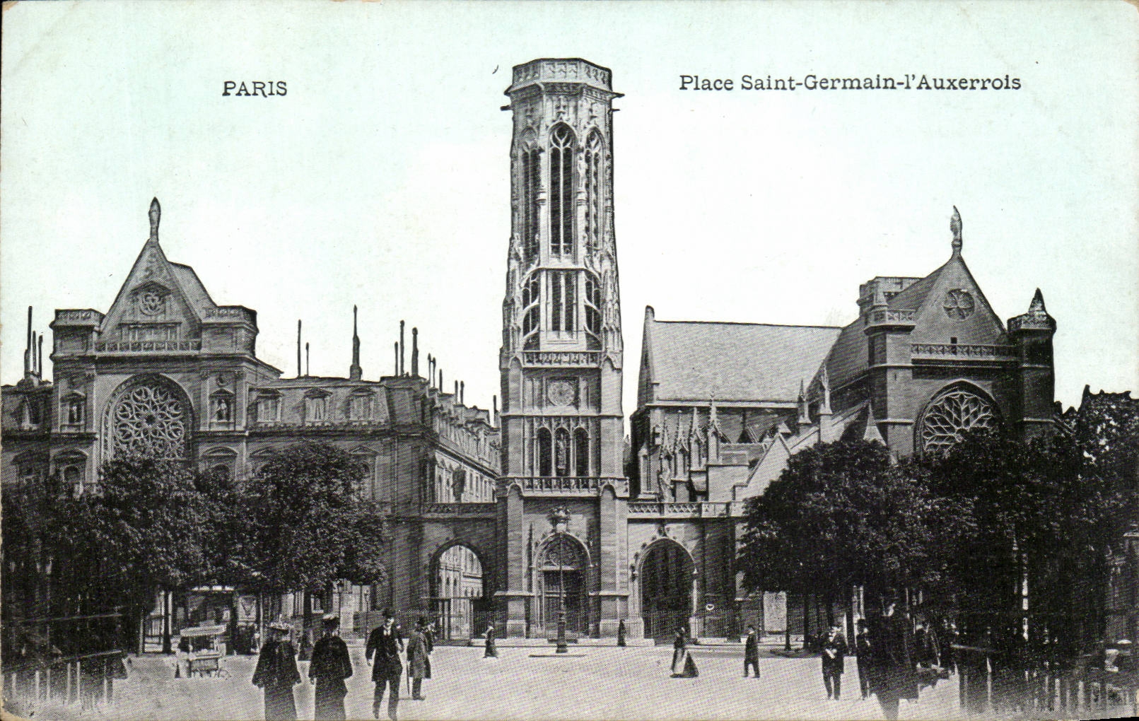 Paris CPA Place Saint Germain l'auxerrois