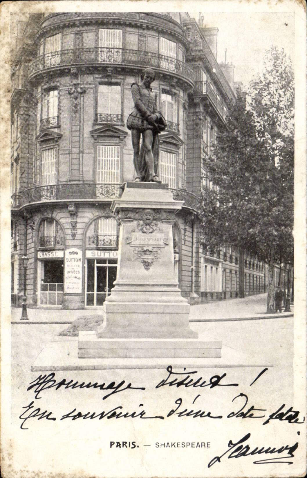 Paris CPA Shakespeare (chasse Sutton theatre)