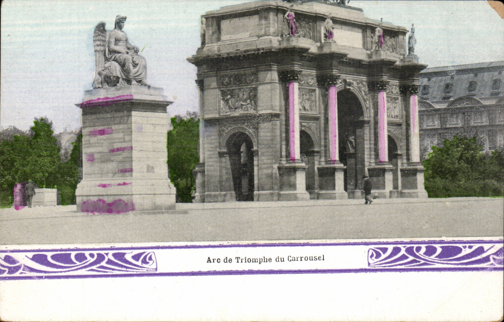 Paris CPA Arc de triomphe du carrousel