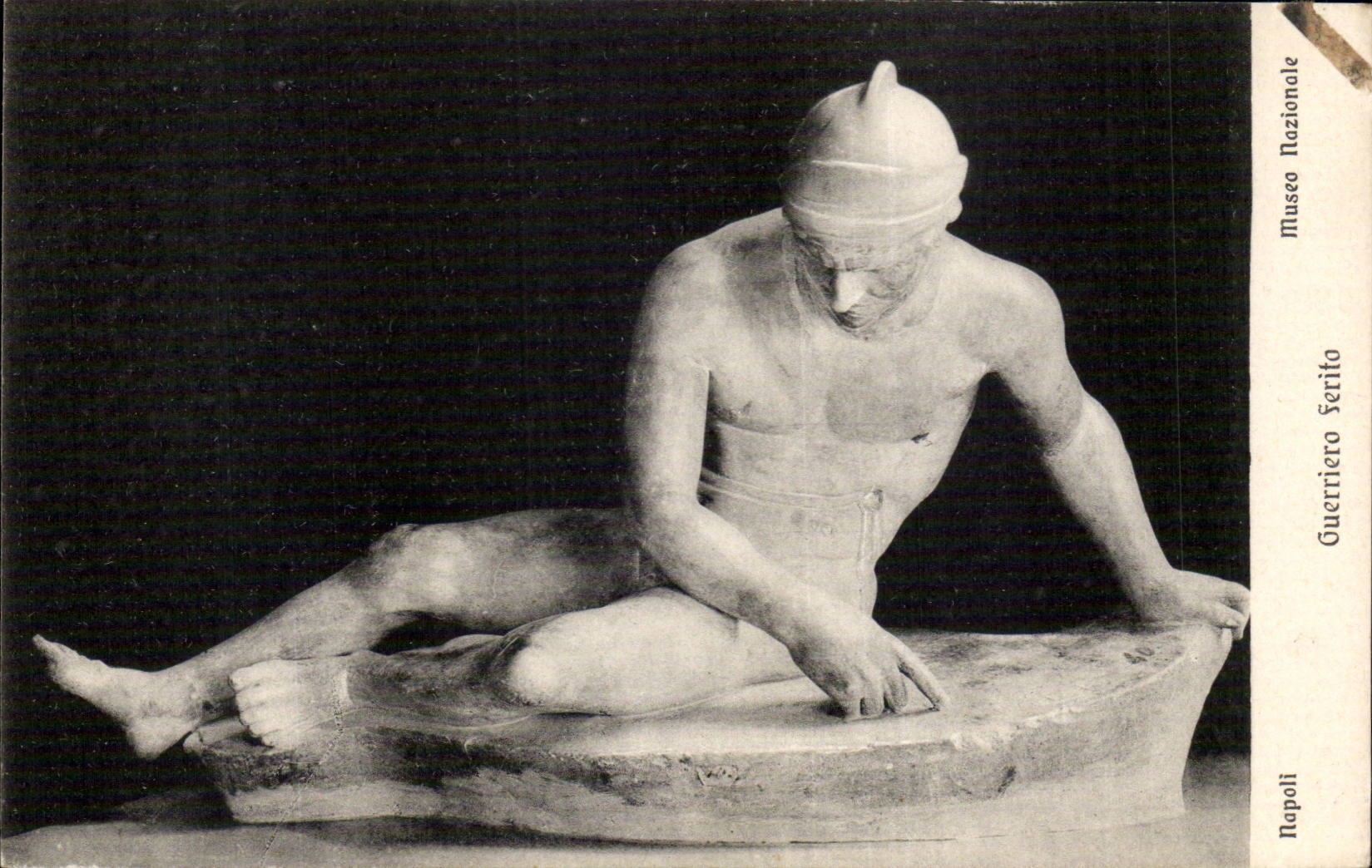 CPA Phantasie Napoli Guerriero Verito Museo nazionale