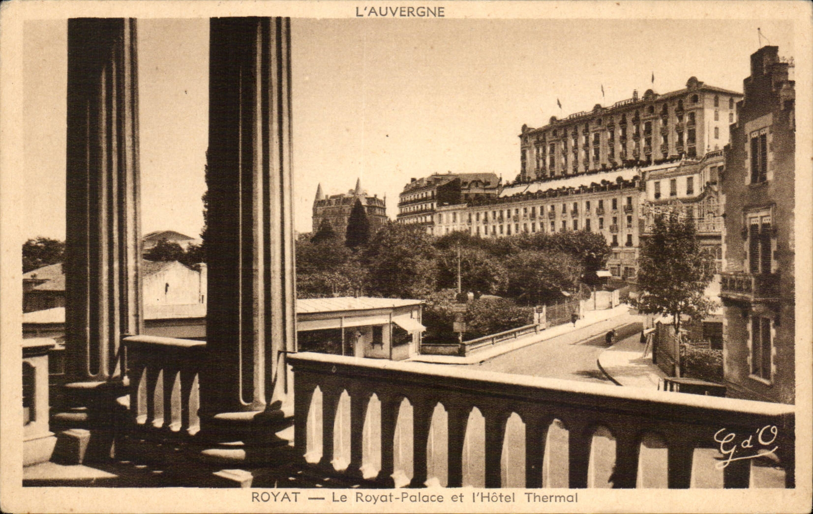 Royat CPA Royat de luxe hotel and Thermal hotel