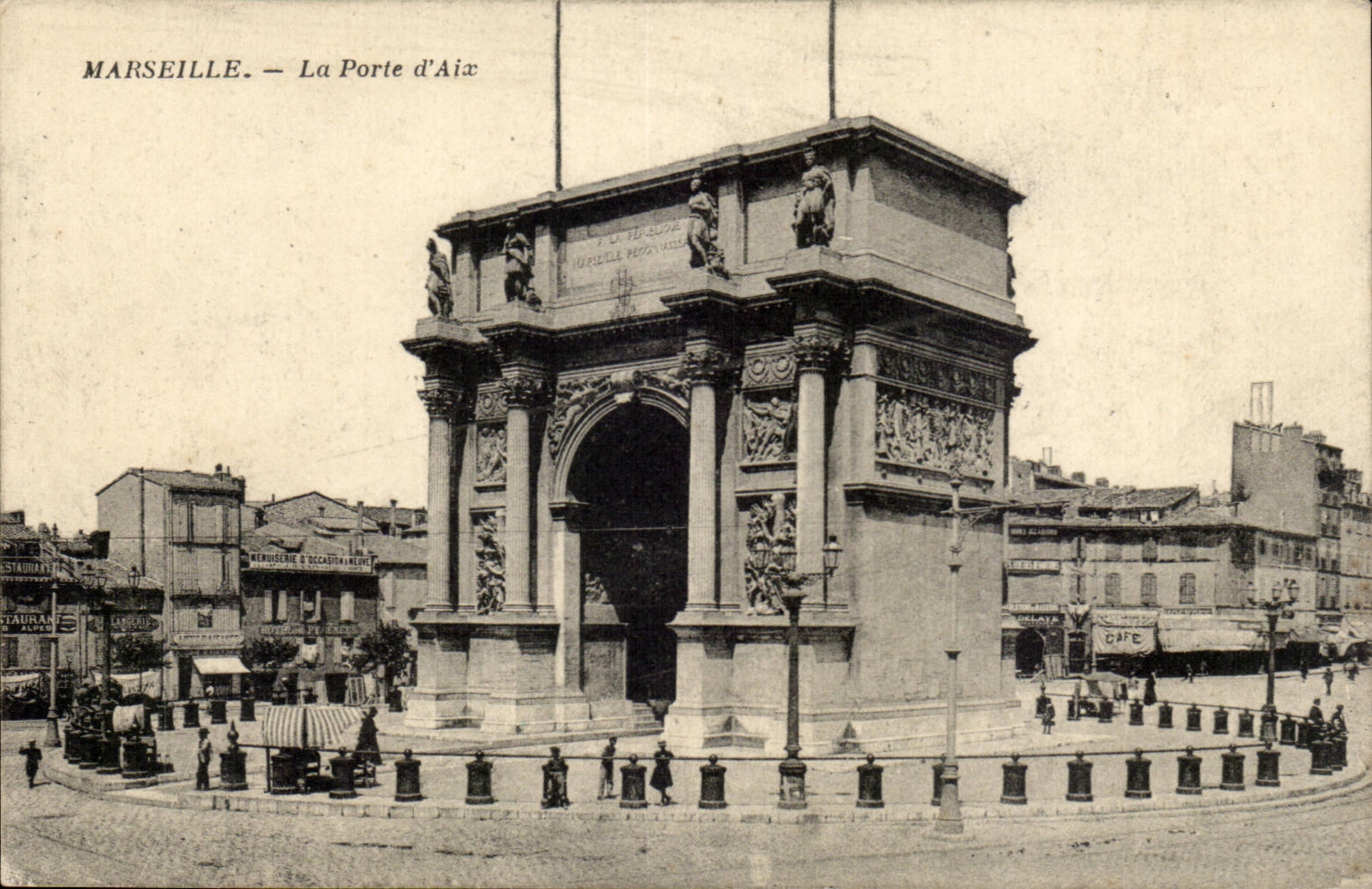 CPA Marseille la porte d'Aix