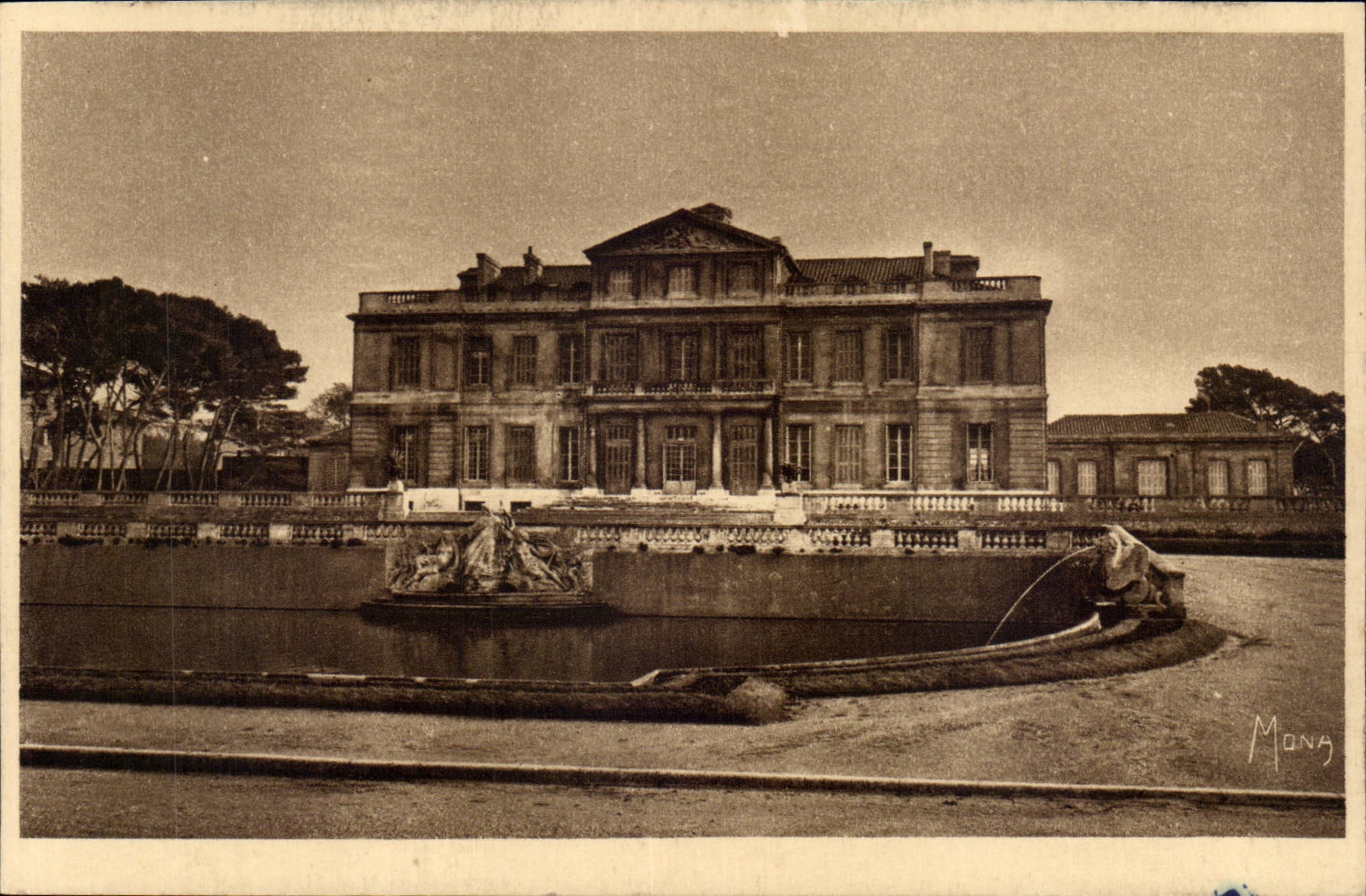 CPA Marseille le chateau Borelli musee d'archeologie