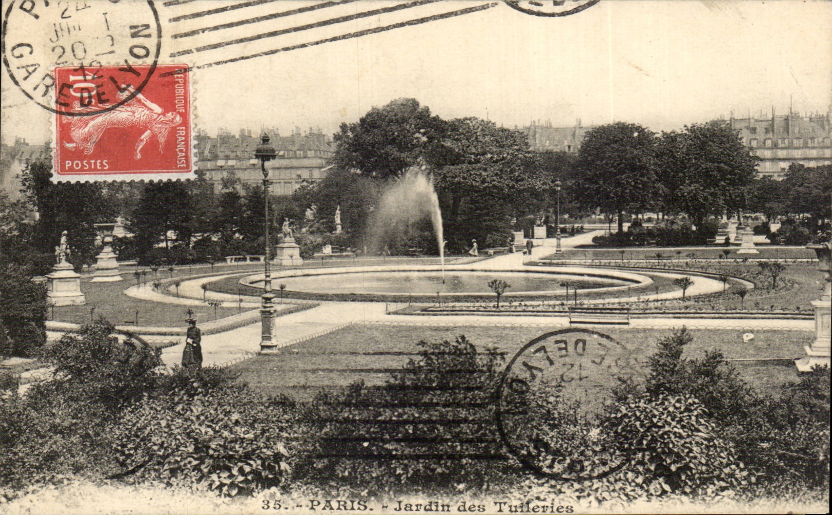 Paris CPA Jardin des Tuileries