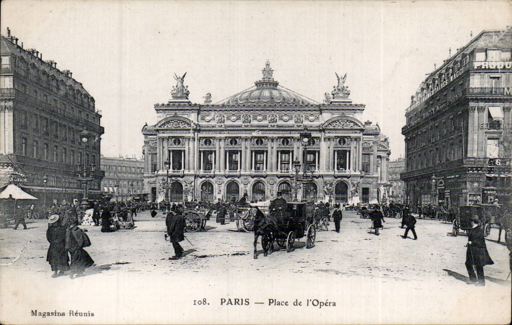 Paris CPA place de l'opera