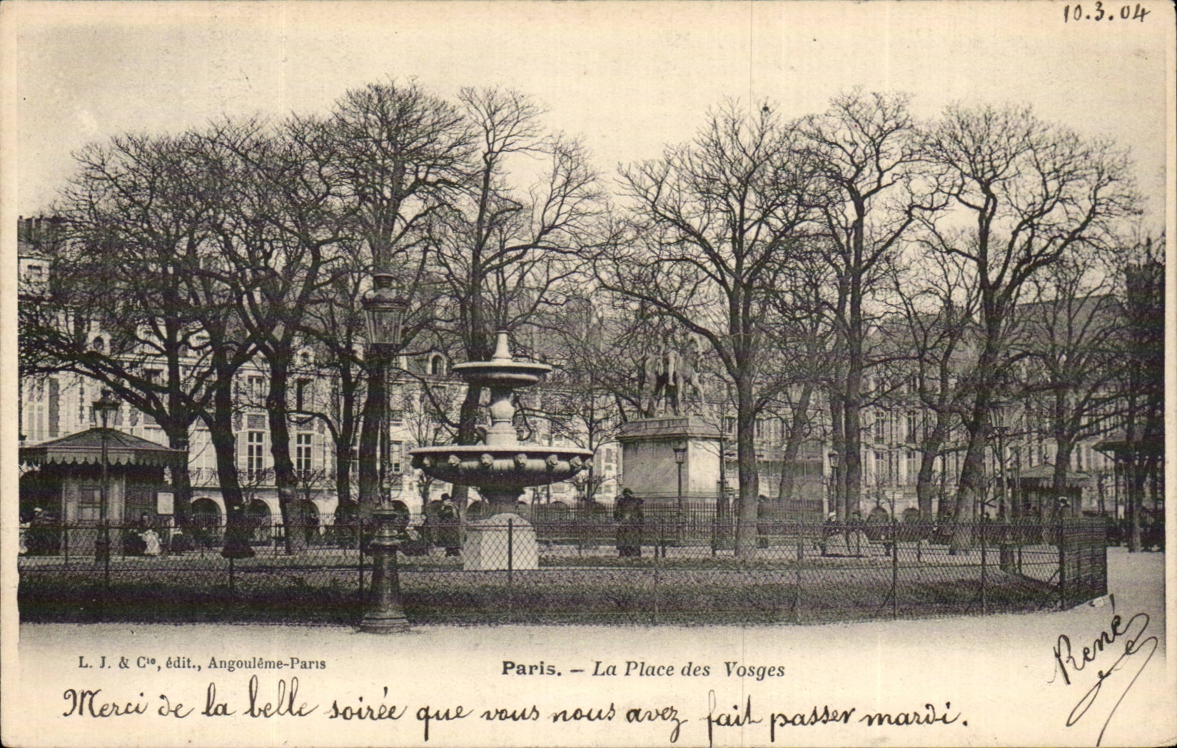 Paris CPA Places from the Vosges