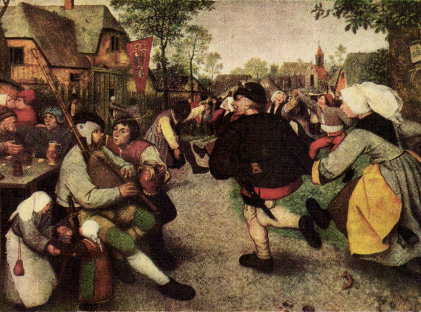 CPA Pieter Brughel Boerendans Danse de paysans