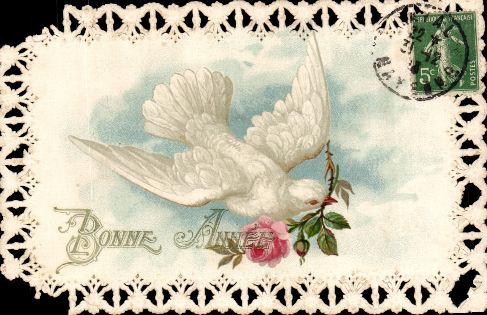 CPA Fantasy chart brodee Girondelle Happy New Year