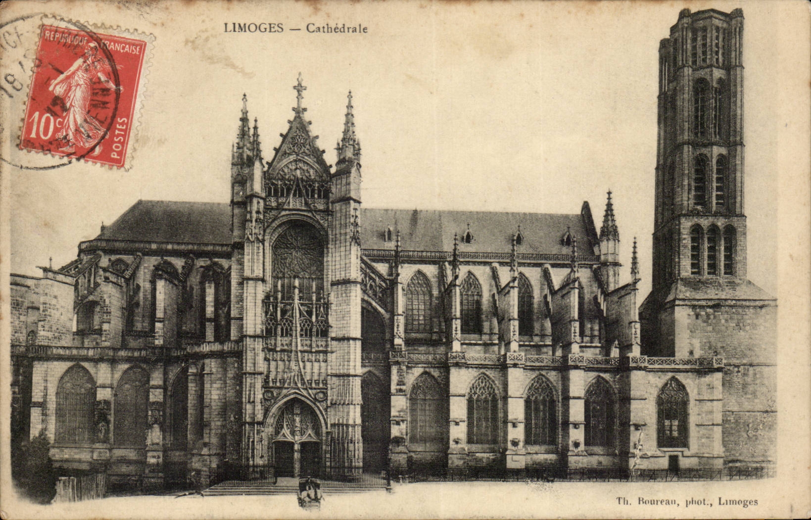 CPA Limoges Cathedral