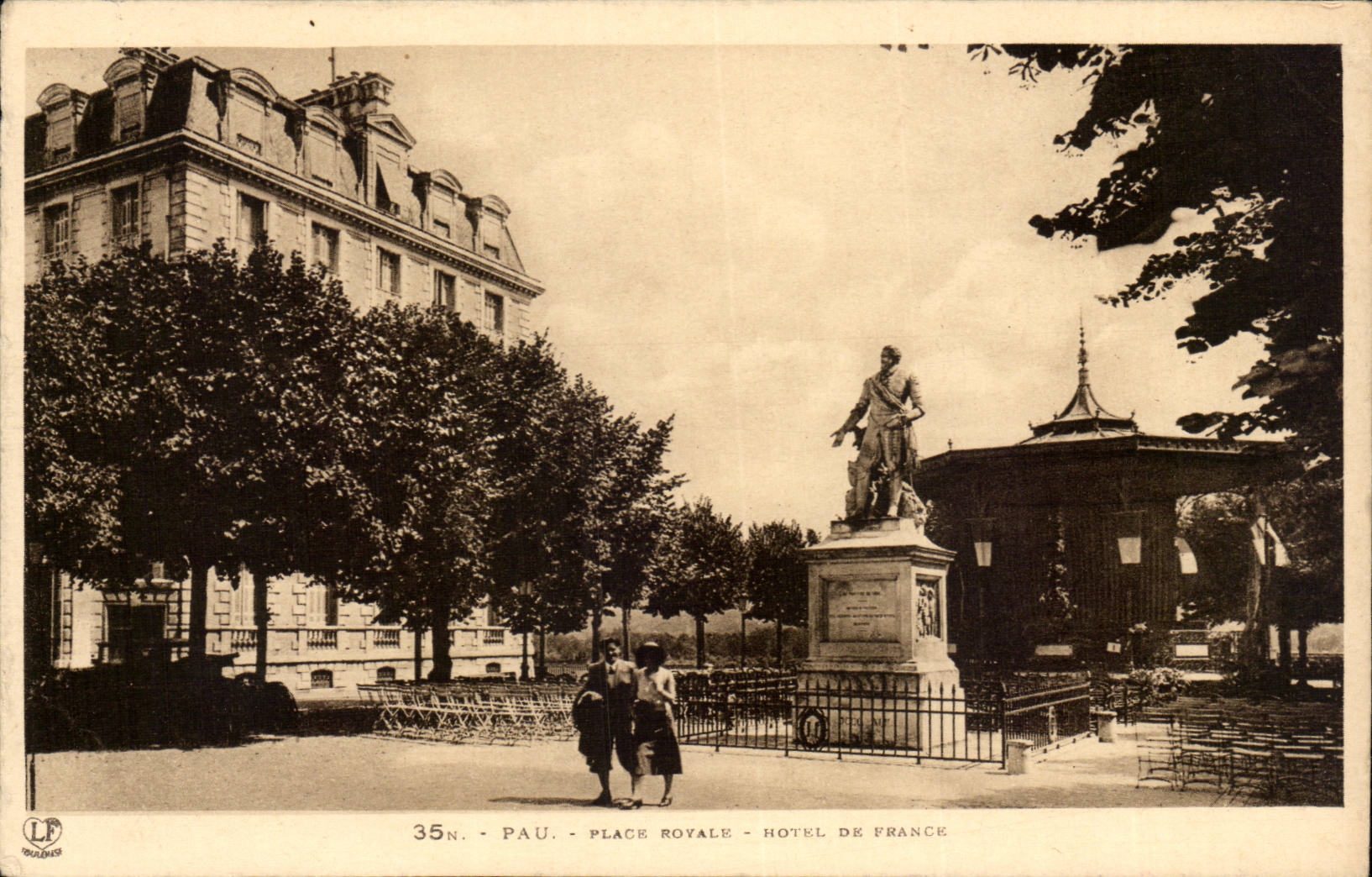 CPA Pau setzt konigliches Hotel von Frankreich