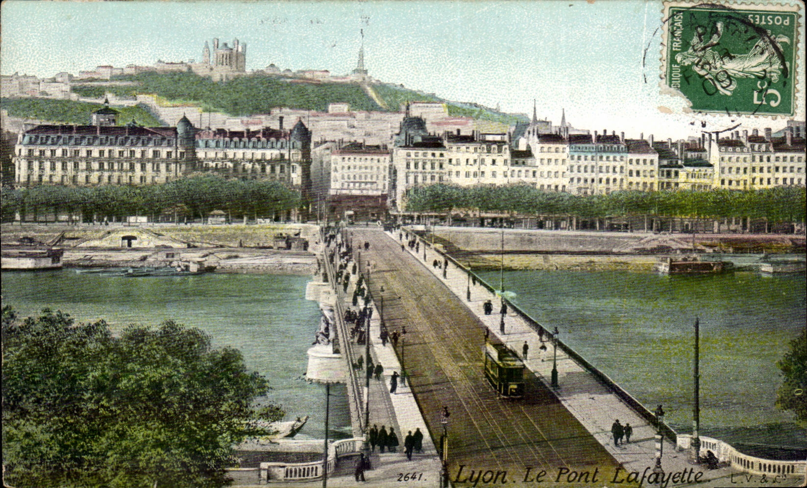 CPA Lyon the Lafayette bridge