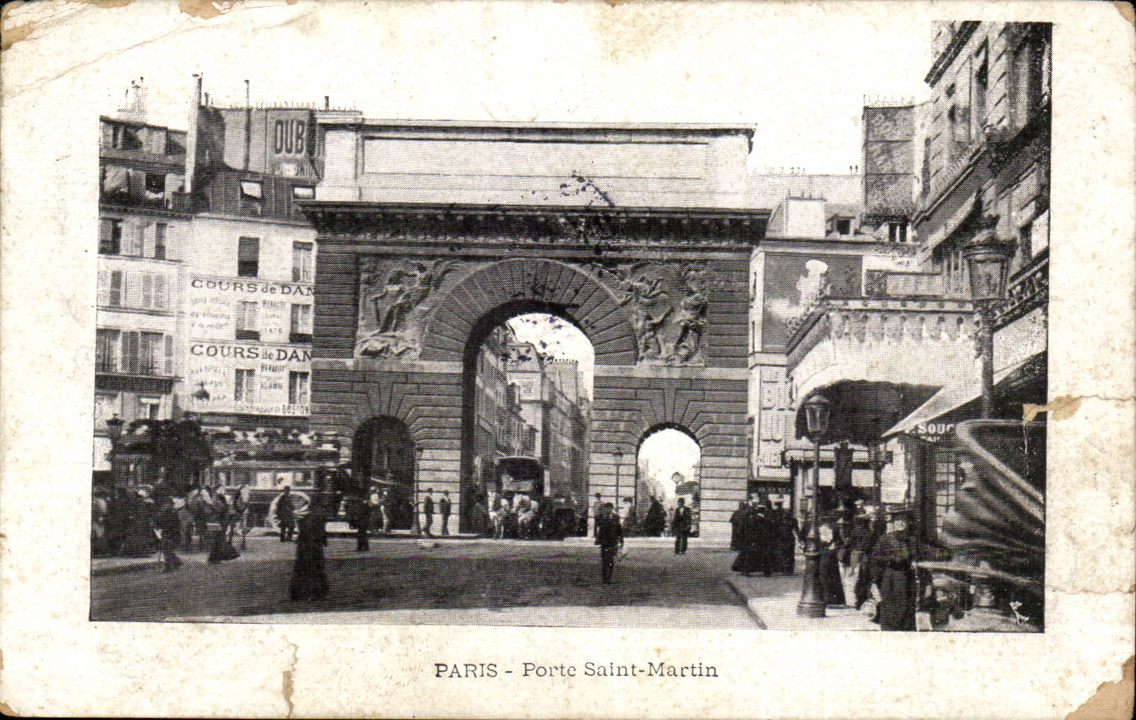 Paris CPA Gate Saint Martin