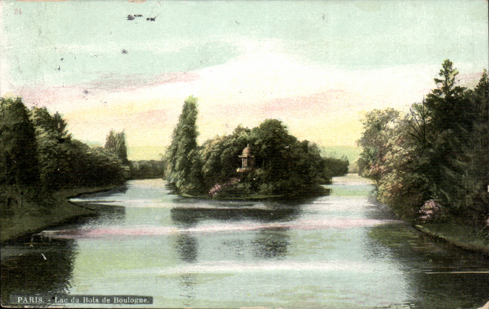 Paris CPA La cud Bois de Boulogne