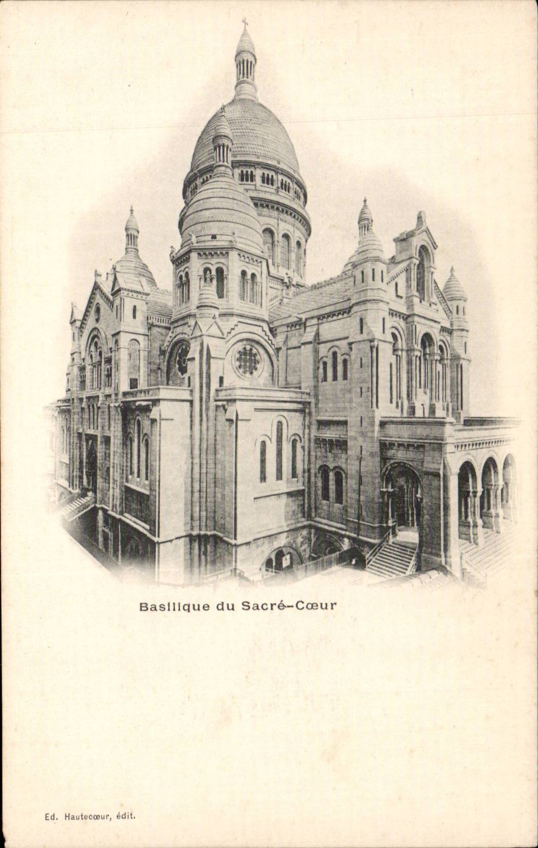 CPA Paris Basilique du Sacre Coeur Montmartre