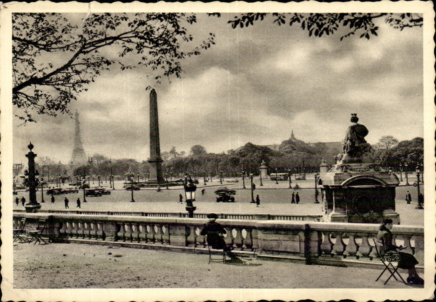 Paris - 8 - Place of the Harmony - CPA