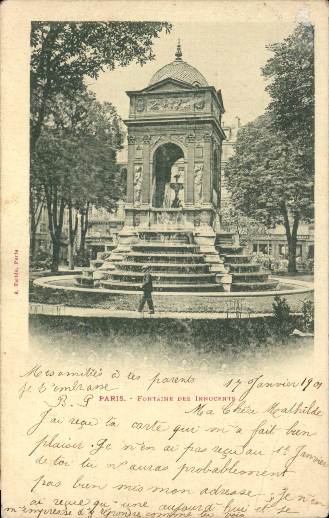 Paris - 1 - Fontaine des Innocents CPA 