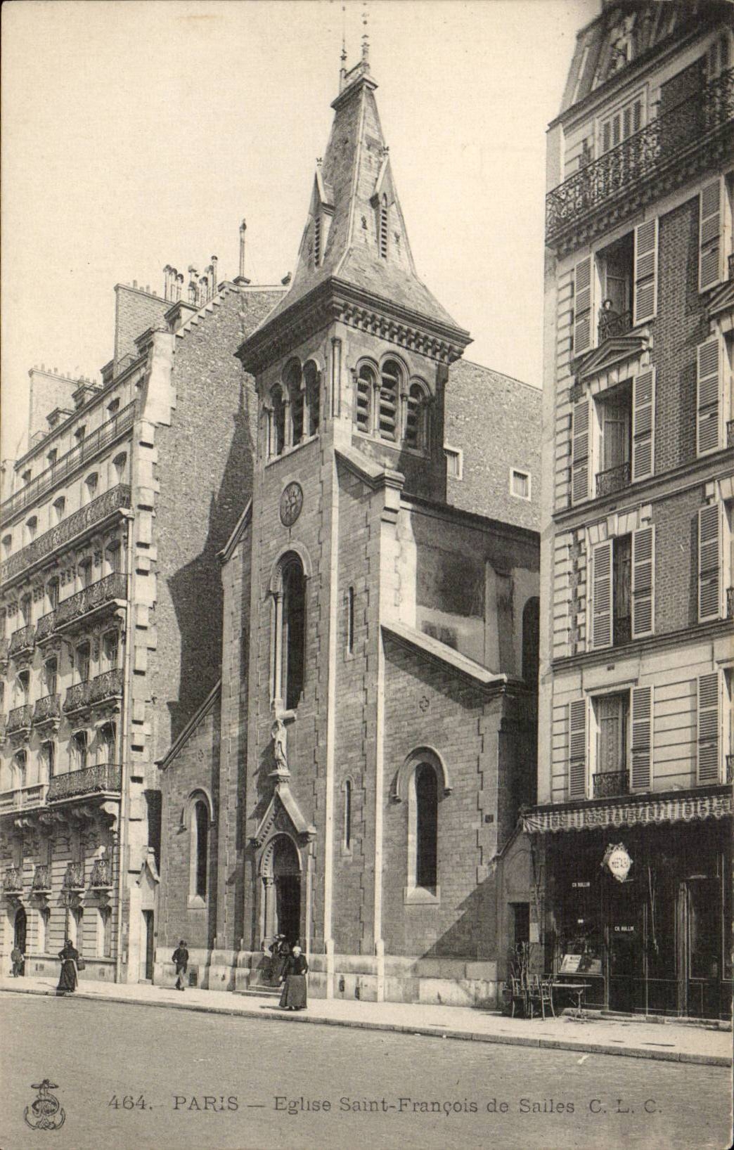 Paris - 7 - Church Saint François - CPA