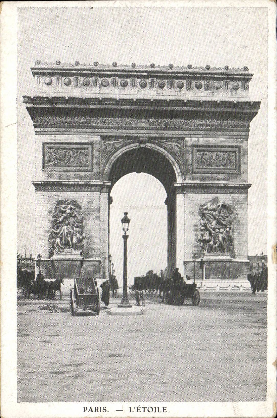 Paris - 8 - Etoile - Arc de Triomphe - the CPA