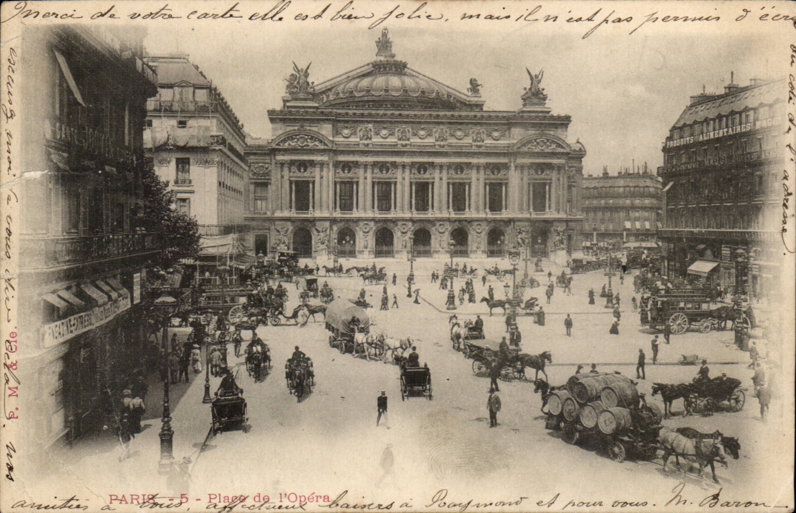 Paris - 9 - L'Opera CPA