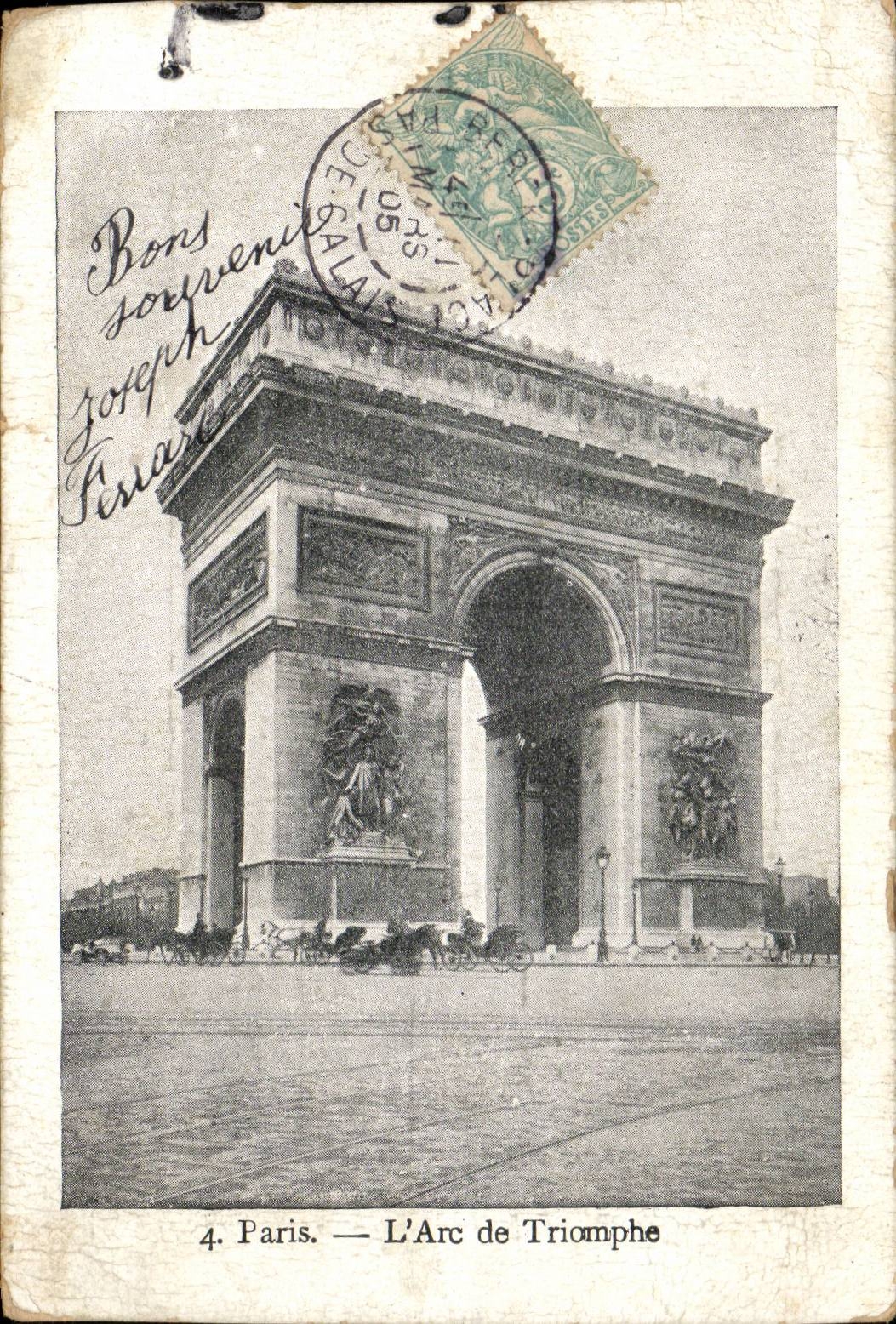 Paris - 8 - Arc de Triomphe - CPA