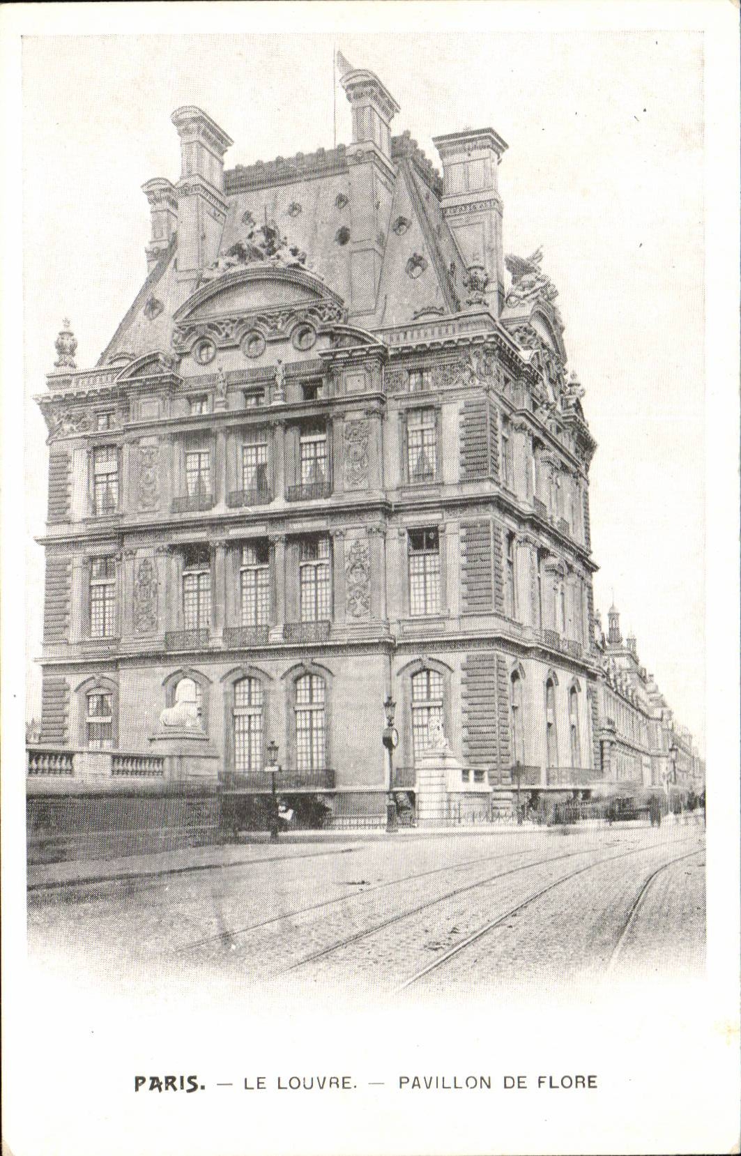 Paris - 1 - Le Pavillon de Flore - Le Louvre - - CPA 