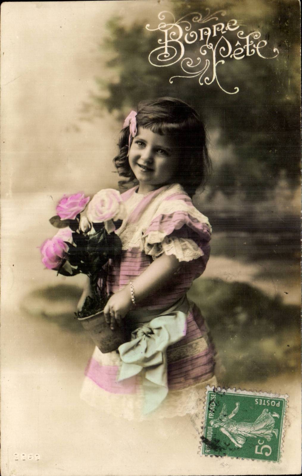 Fantasy - Child - Good Festival - Beautiful little girl - CPA