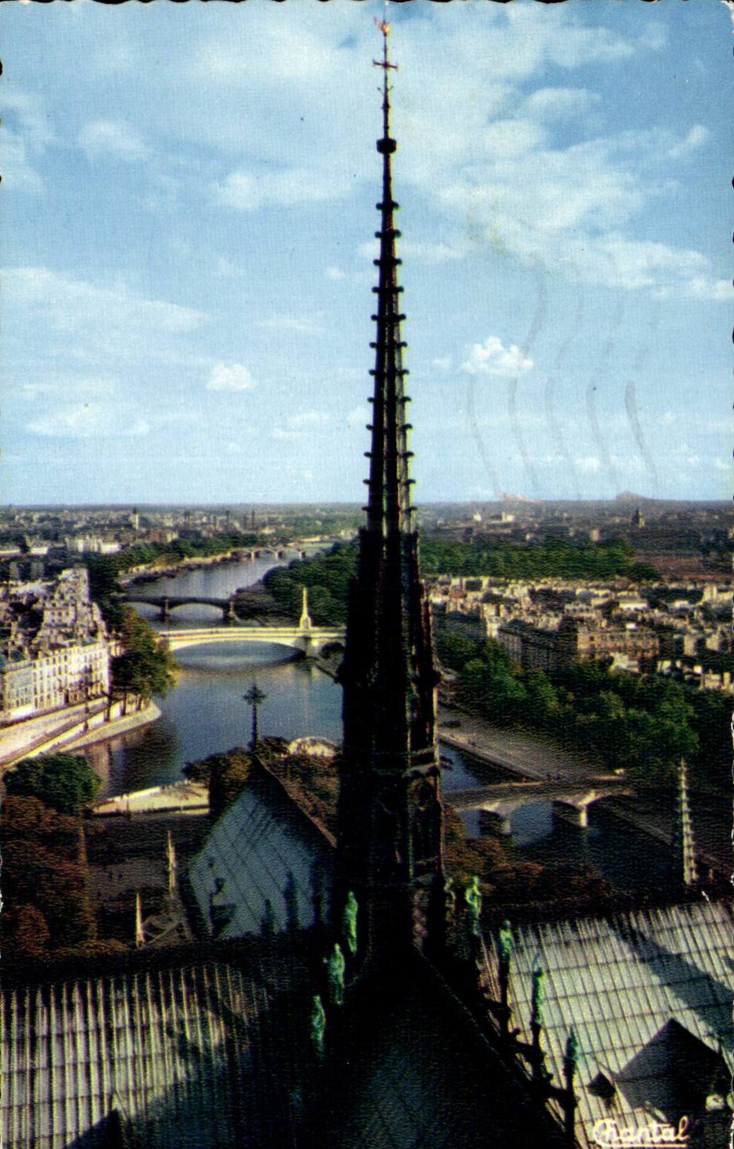 Paris - 4 - La Fleche de Notre Dame - CPA - a¹ir 