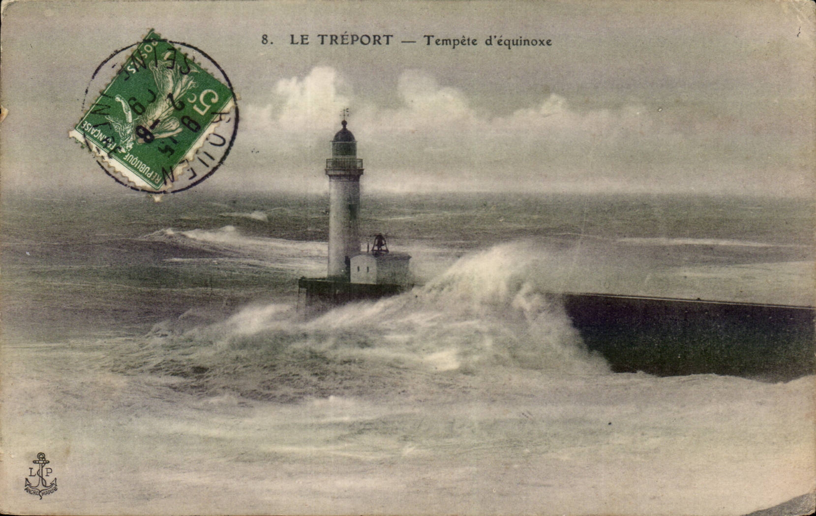 Treport - Leuchtturm - Leuchtturm - Sturm des aquinoktikums - CPA - hat ir ¹