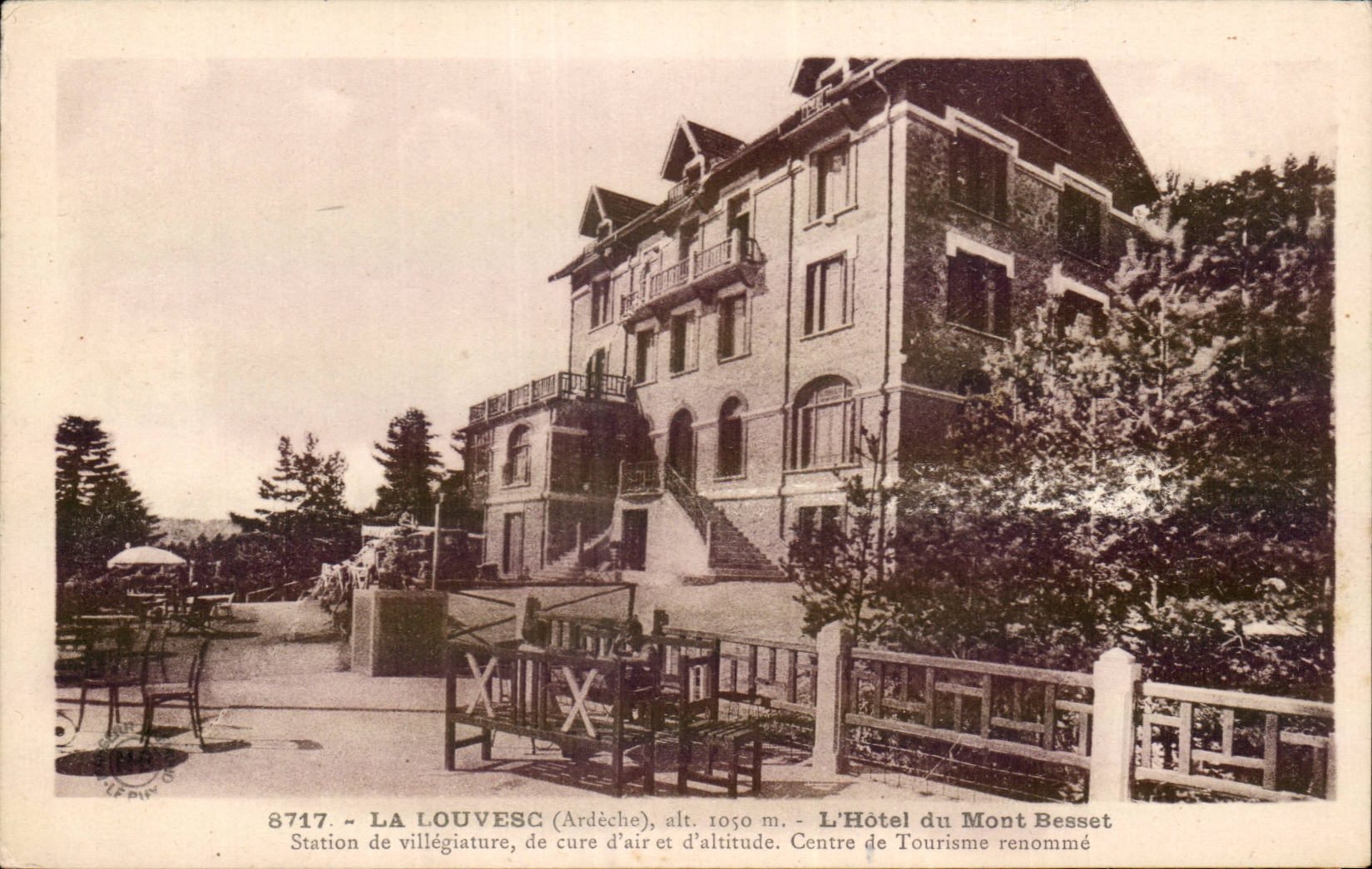 Louvesc - the Hotel of the Besset Mount - CPA - has ir ¹