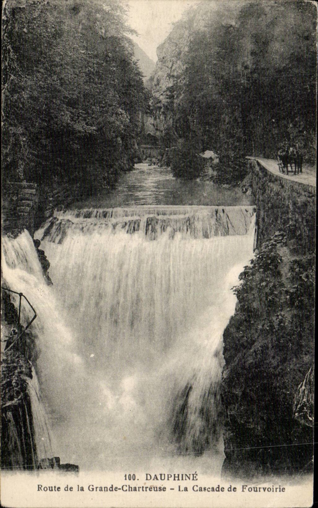 Dauphine - Strasse von grossem Chartreuse - Kaskade CPA - hat ir ¹