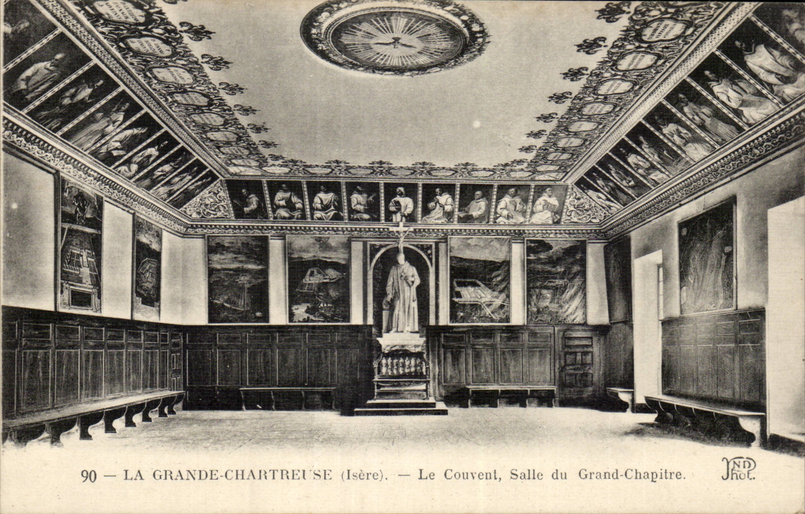 Grosser Chartreuse - das Kloster - Raum des grossen Kapitels - CPA - hat ir ¹