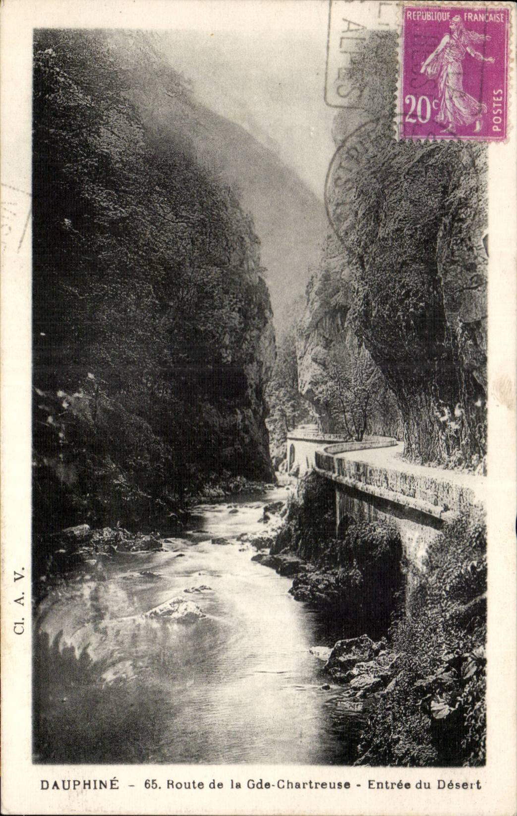 Dauphine - Strasse von grossem Chartreuse - CPA - hat ir ¹