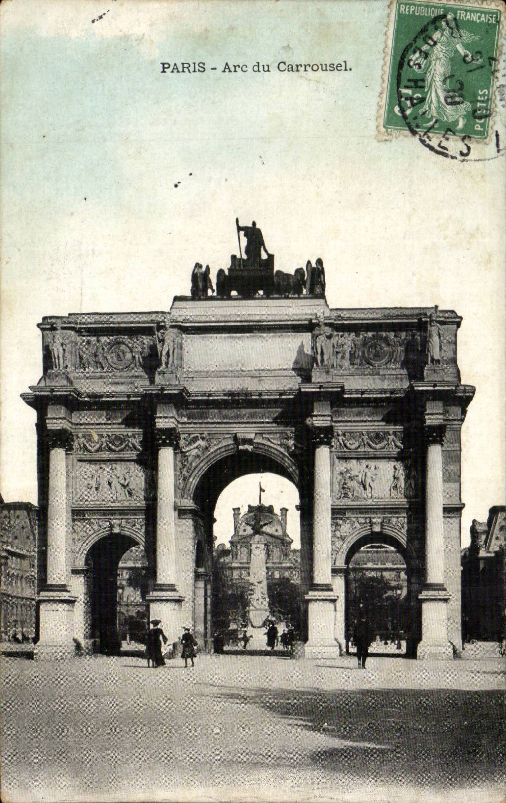 Paris - 1 - Arc du Carrousel - CPA 