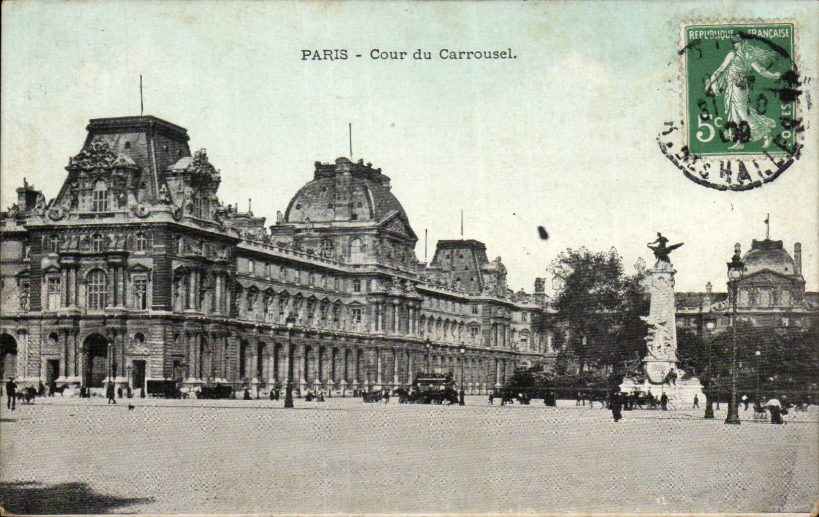 Paris - 1 - Cour du Carrousel - CPA 