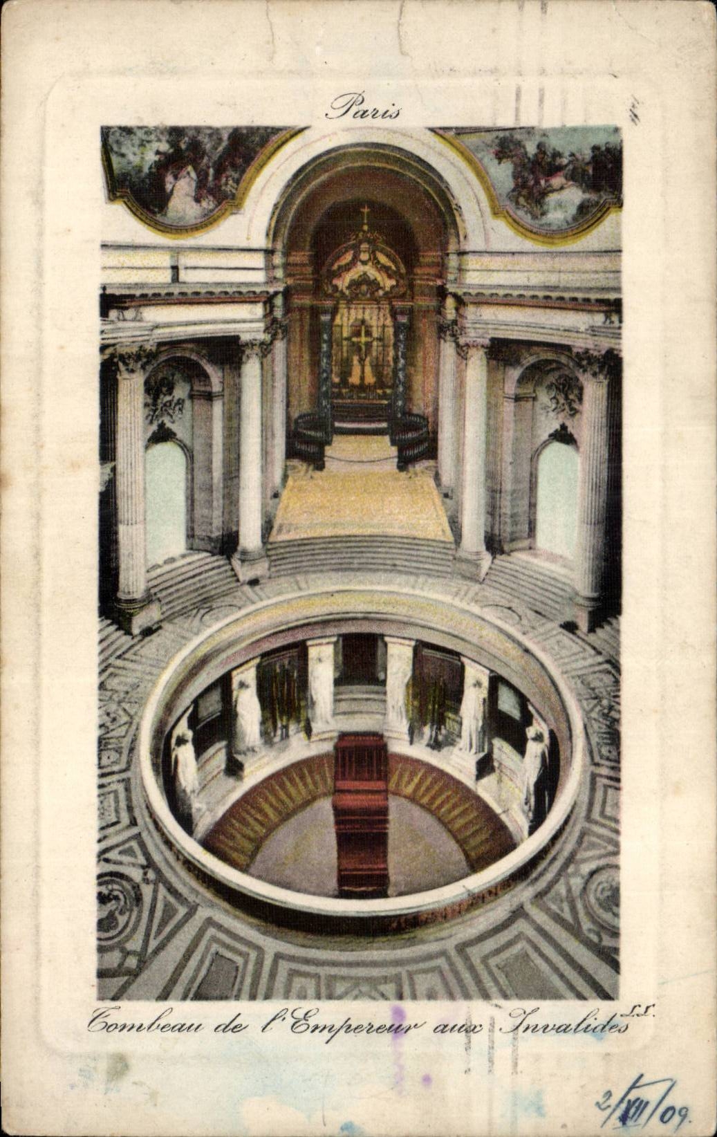 Paris - 7 - Invalides - Tomb of Napoleon I CPA