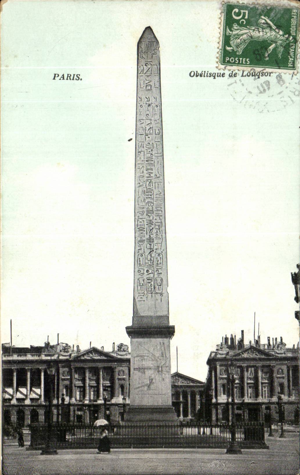 Paris - 8 - Olace of the Harmony - the Obelisk - CPA