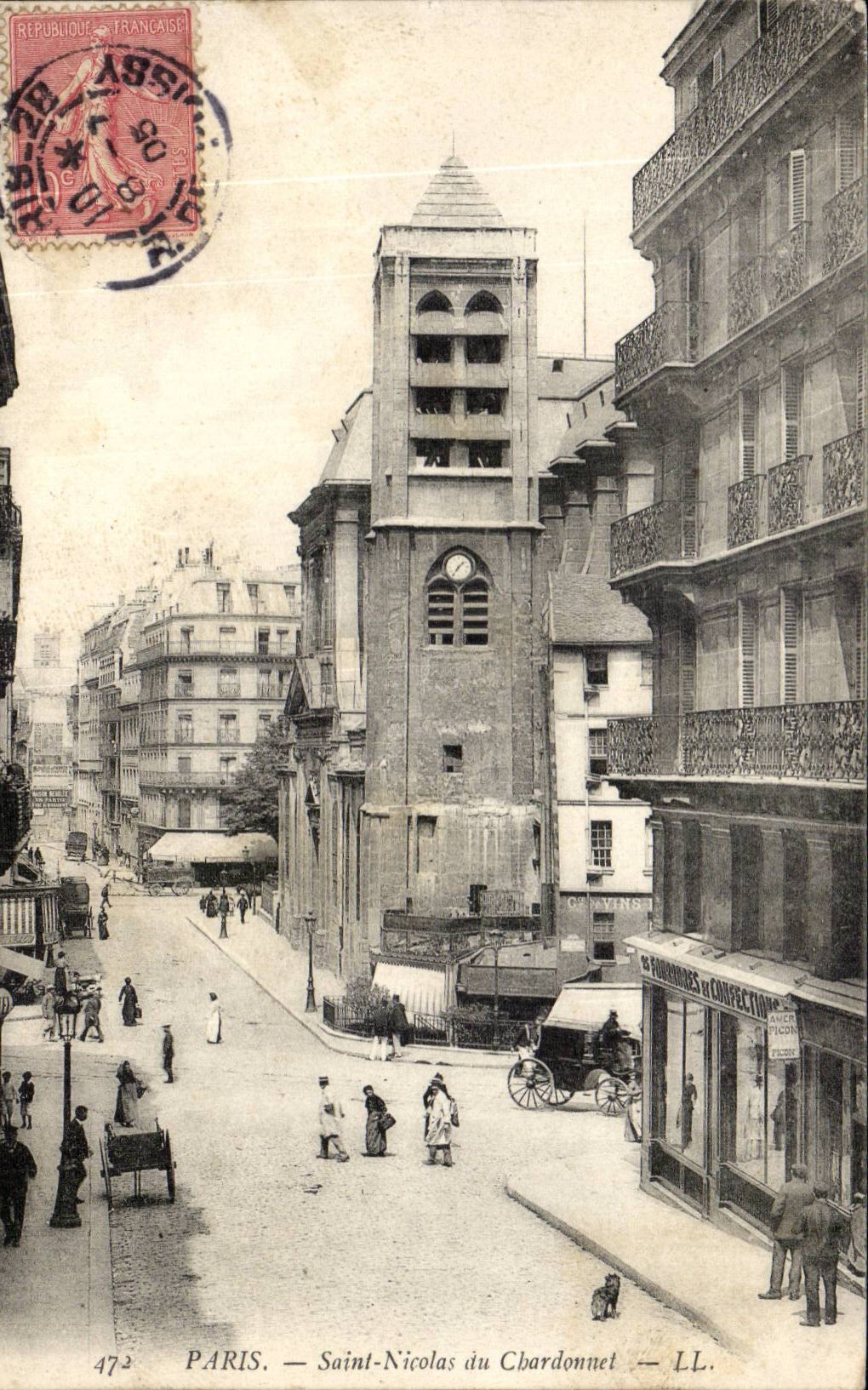 Paris - 5 - Saint Nicolas of Hanging-post - CPA