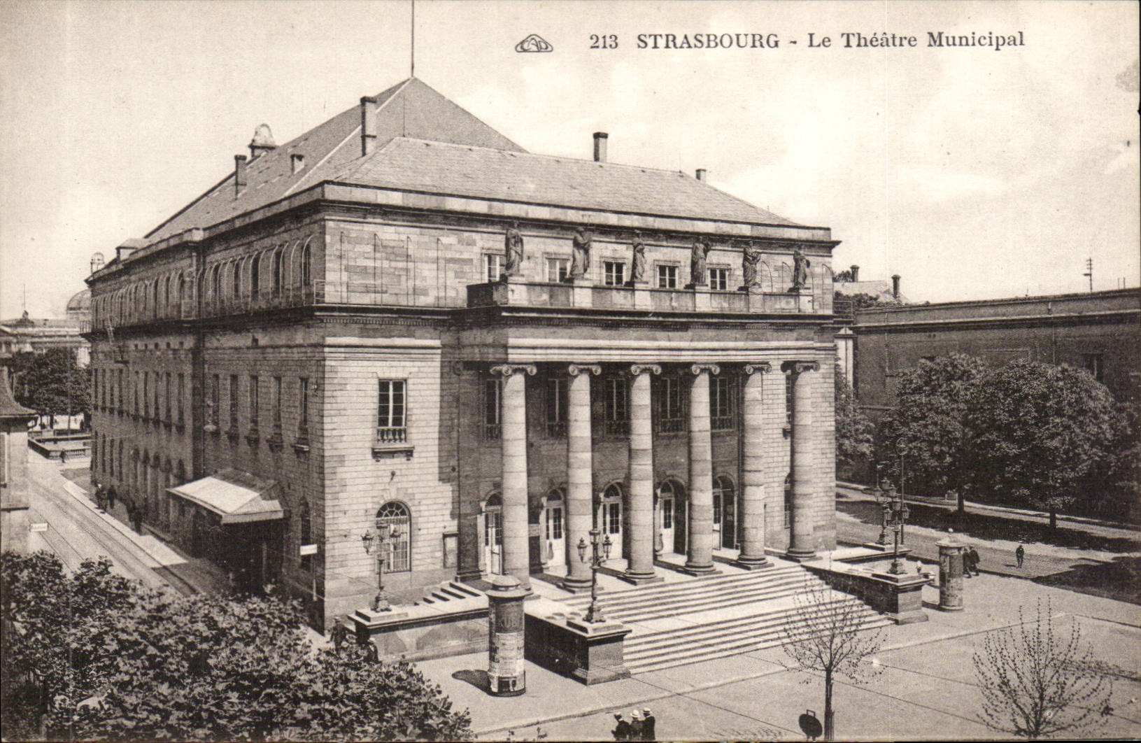 Strasbourg - Strassburg - Municipal Theater - CPA