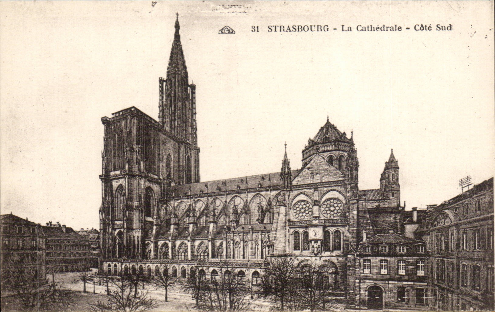 Strasbourg - Strassburg - the Southern Cathedral - CPA