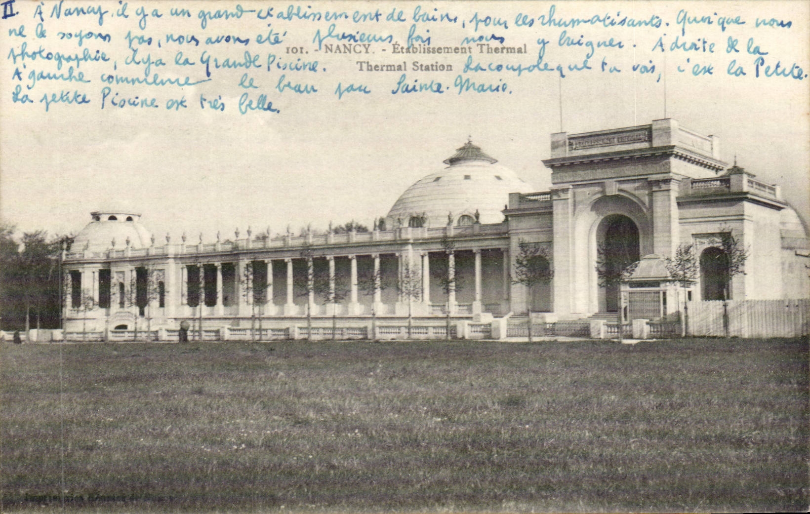 Nancy - Etablissement Thermal - CPA 