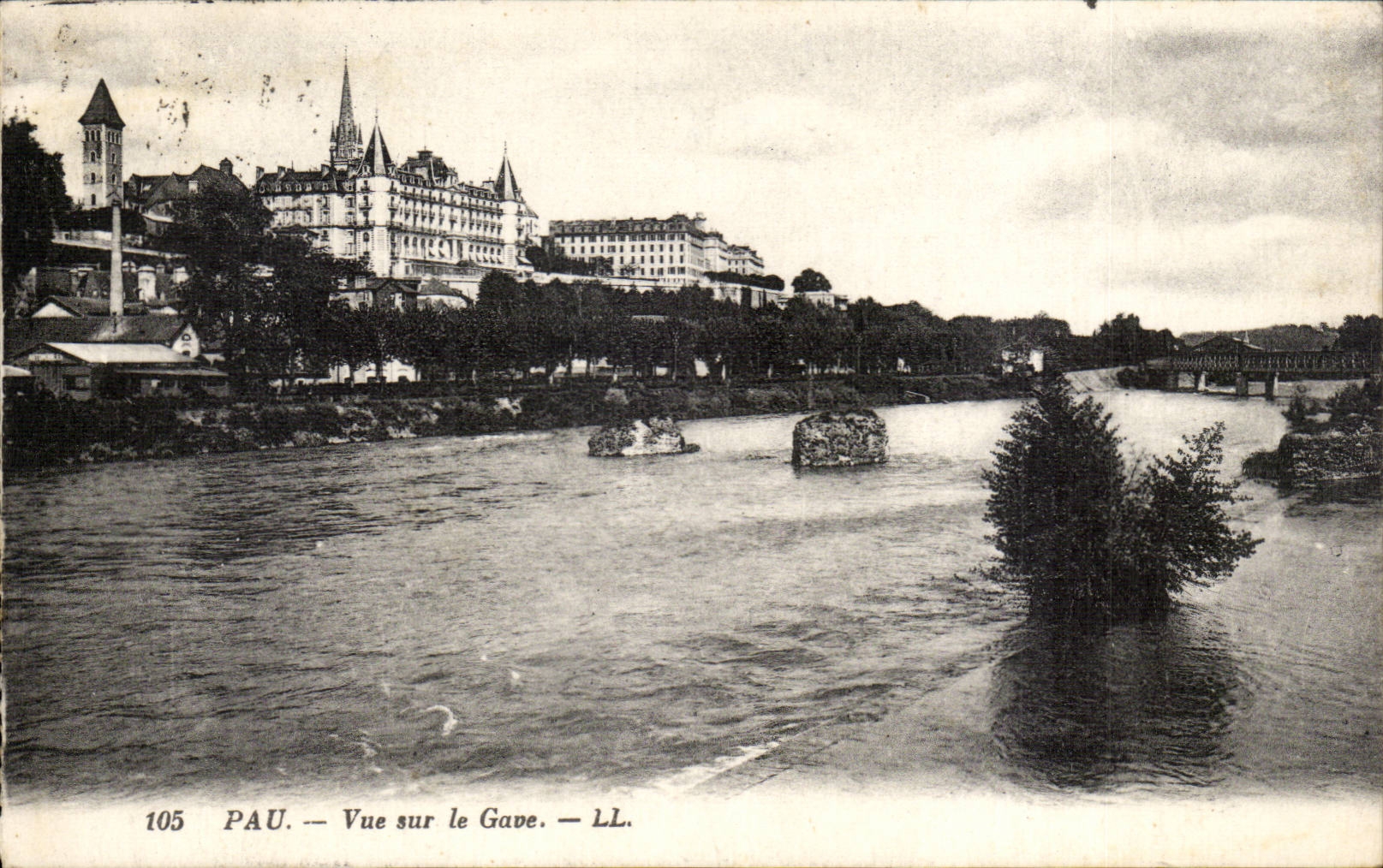 Pau - Anblick gab an - CPA