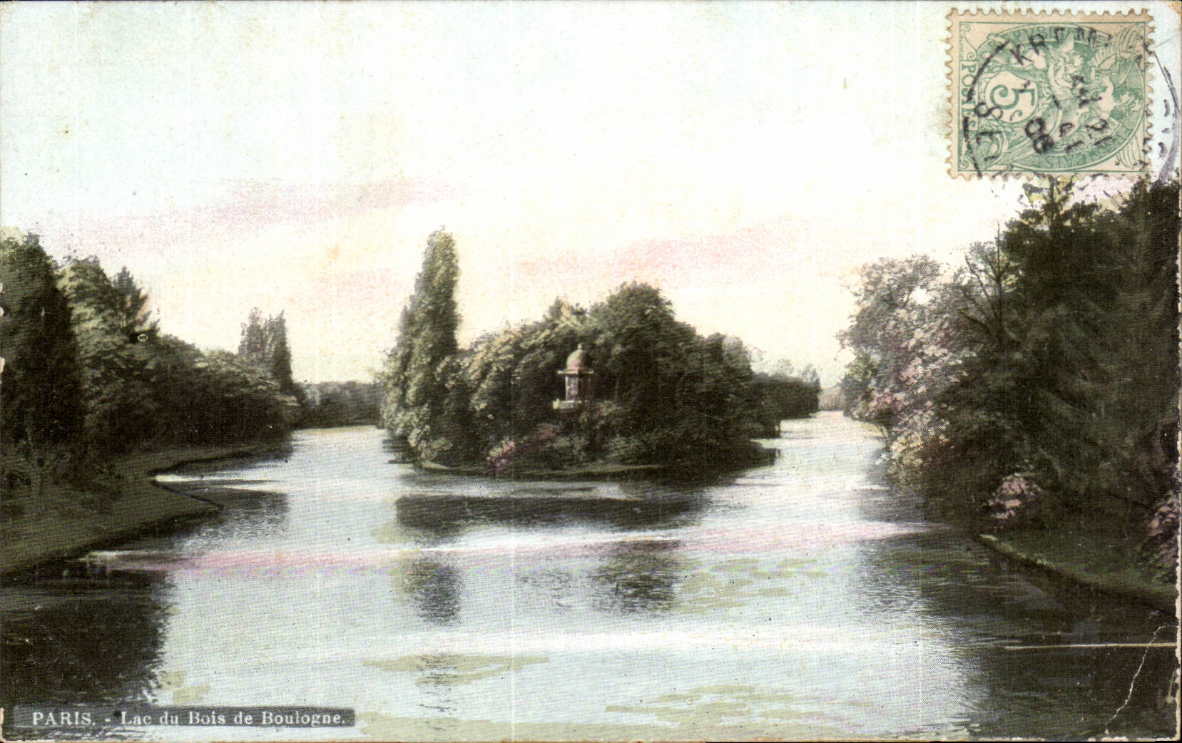 Paris CPA Lac du Bois de Boulogne