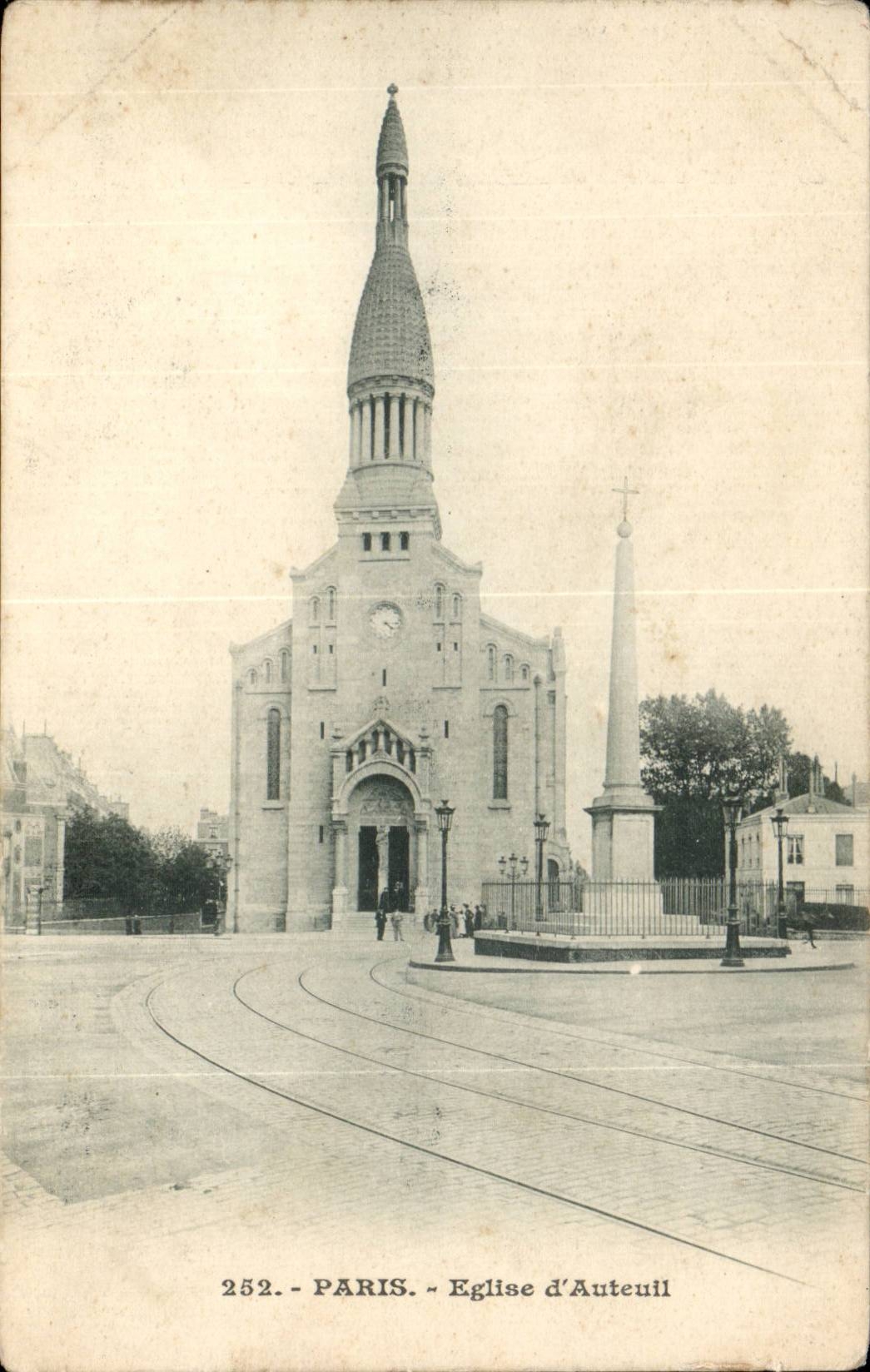 Paris CPA Eglise d'Auteuil
